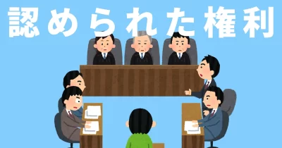 認められた権利